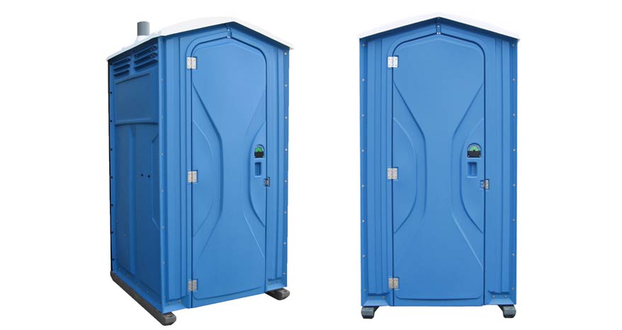 Long-term porta potty units on site in Villa Rica, Georgia